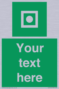 Custom sign safe condition Shipboard general alarm